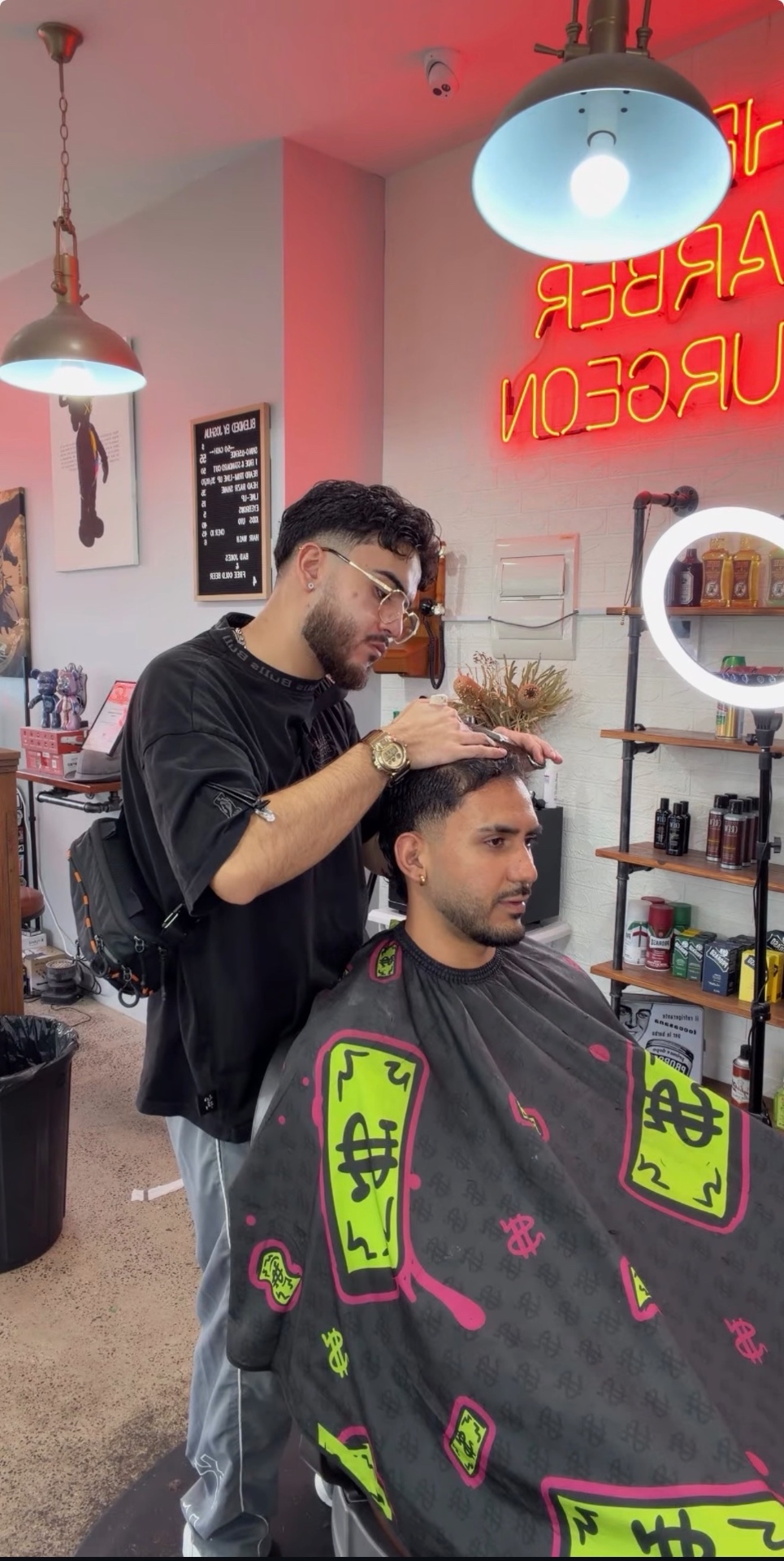 Haircut work